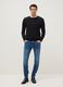 Blue Skinny Fit Stretch Cotton Jeans_0
