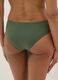 Green stretch swim briefs with side ruching_2