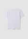 White stretch cotton T-shirt with Rolling Stones print_6