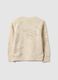 Beige pure cotton regular fit kid's sweatshirt with print_1