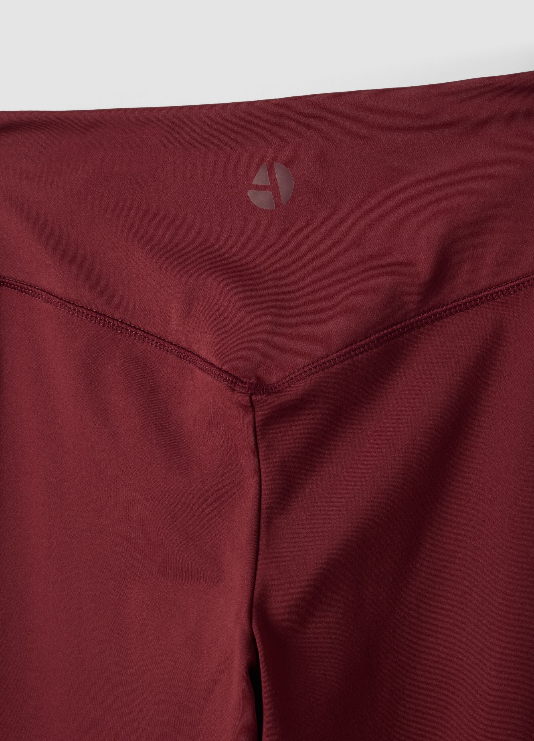 Red flared leggings in breathable stretch fabric ALTAVIA STUDIO