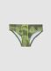 Green stretch swim briefs_0
