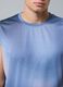 Light Blue ALTAVIA COURT Tank Top in Stretch Fabric with Tie-Dye Effect_2