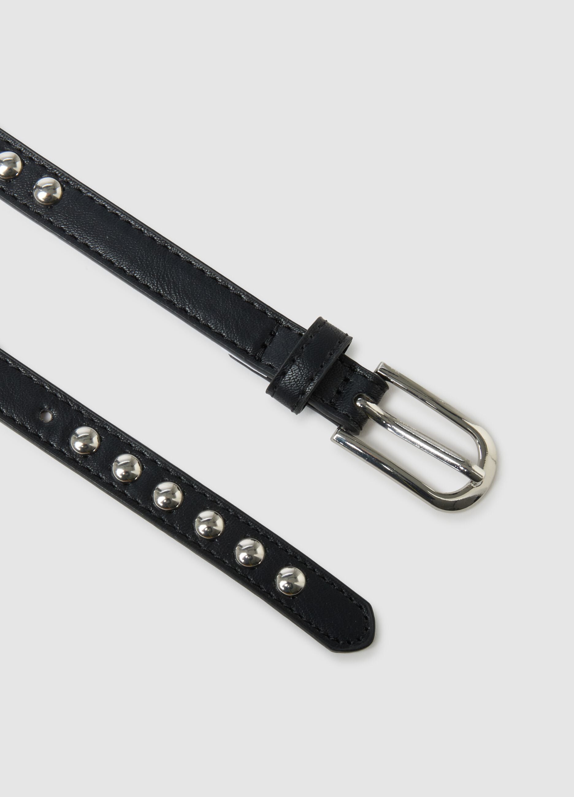 Black belt with silver studs