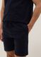 Navy mercerised pure cotton pyjamas_3