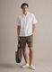 White pure organic cotton shirt with bowling collar, regular fit_1