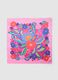 Lightweight Multicolour Scarf with Floral Print_1