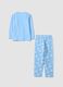Light Blue Toy Story Print Organic Cotton Pyjamas_1