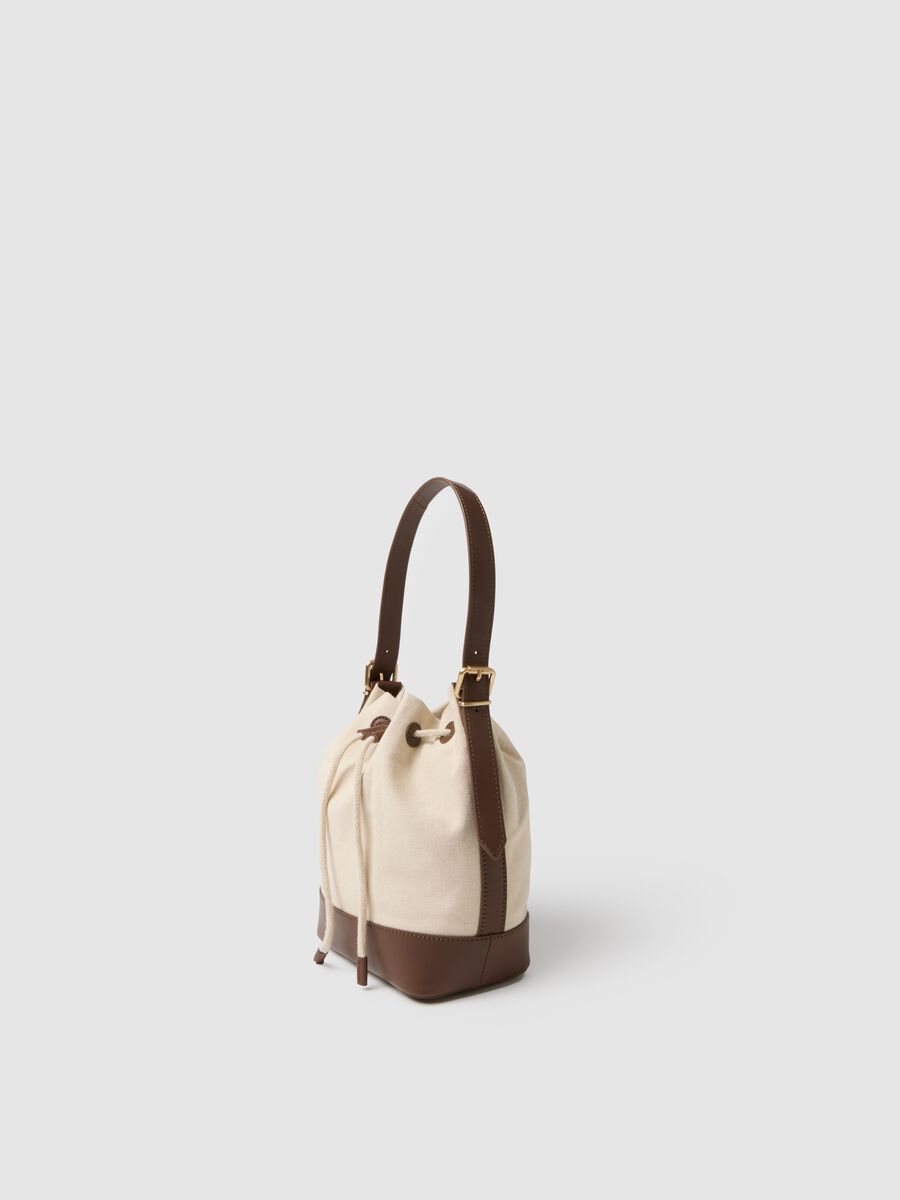 Borsa a spalla in puro cotone multicolor con chiusura a strozzo_2