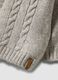 Grey hooded cable-knit jacket_3