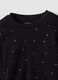 Black slim-fit stretch cotton T-shirt with ribbed neckline_2