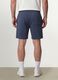 Grey cotton-blend shorts with elasticated waist, regular fit_2