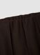 Brown viscose-blend tailored trousers with a baggy fit_5