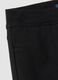 Girls&rsquo; black slim-fit stretch organic cotton treggings_3