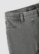 Girls&rsquo; grey flared jeggings in stretch cotton_2