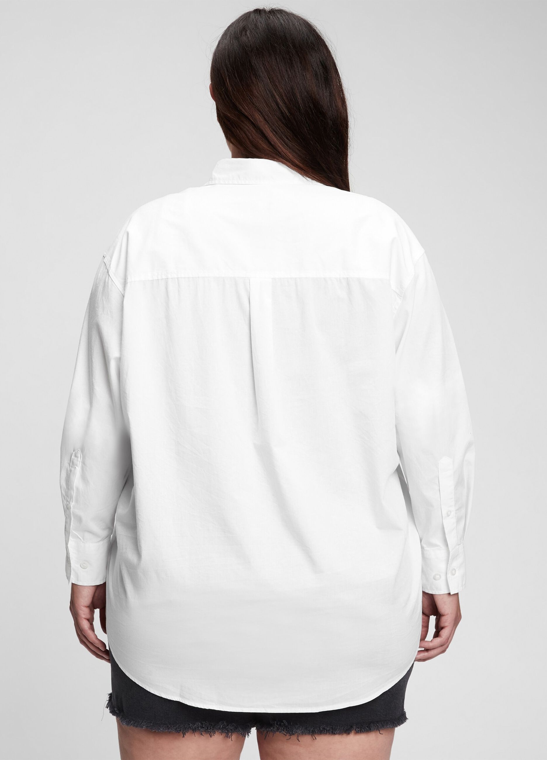 Cotton oversized shirt