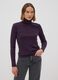 Purple ribbed viscose-blend crew-neck top_2