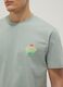 Green short-sleeve pure cotton T-shirt_3