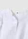 White organic cotton baby romper with ruffles_2