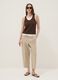 Brown viscose-blend tank top, regular fit_1