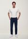 Blue denim jeans in cotton-viscose blend, regular fit_0