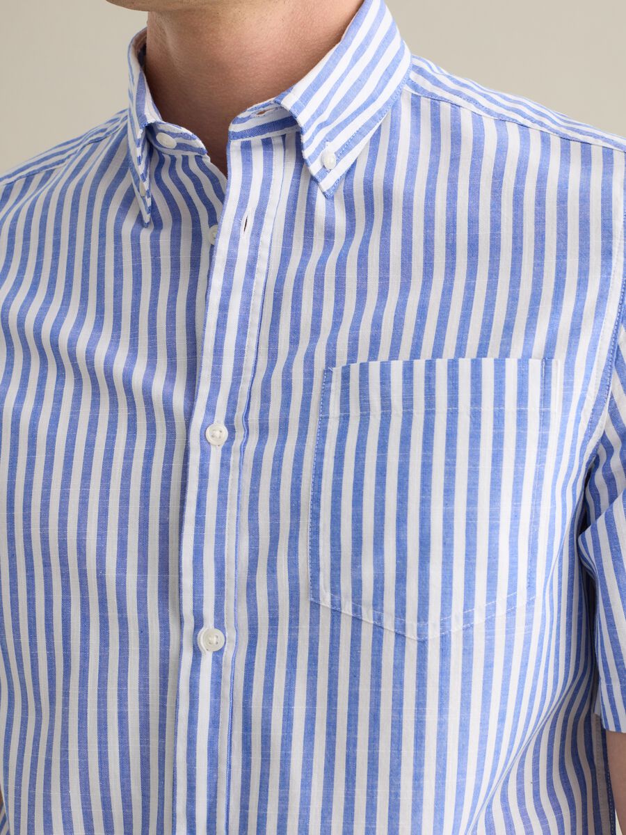 Men&rsquo;s multicoloured regular-fit T-shirt in 100% cotton with pocket_2