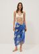 Blue pure cotton pareo_1