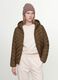 Green Ultralight quilted hooded jacket with zip_1