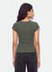 Green fitted ribbed stretch-cotton T-shirt with studs_3