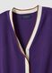 Purple viscose-blend vest in plain knit_5
