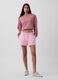 Cotton-blend shorts with elasticated waist_0