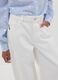 Girls&rsquo; white baggy pure cotton trousers_2