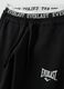 Black regular-fit cotton-blend trousers with logo_1