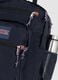 Blue backpack with brown base and external pockets_4