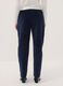 Blue ribbed stretch-cotton trousers with elasticated waistband_3