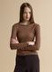 Brown crew-neck pure cotton jersey T-shirt_2