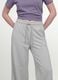 Grey baggy-fit pure cotton jogger trousers_2