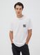 White pure cotton jersey T-shirt with graphic print, regular fit_0