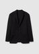 Black single-breasted slim fit blazer_4