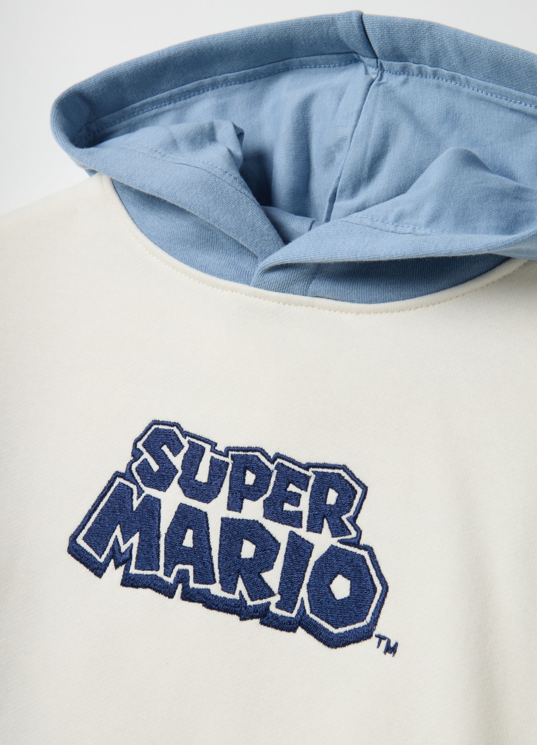 Multicolour Regular Fit Cotton Blend Children's Hoodie Super Mario