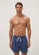 Navy blue swim boxer shorts with drawstring_0