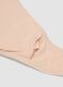 Beige stretch organic cotton bra for girls_3