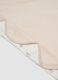 Beige printed organic cotton blend baby blanket_2