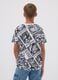 Multicolour pure cotton kids' regular fit T-shirt with prints_2