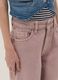 Girls' super wide leg jeans in pure pink cotton denim_2