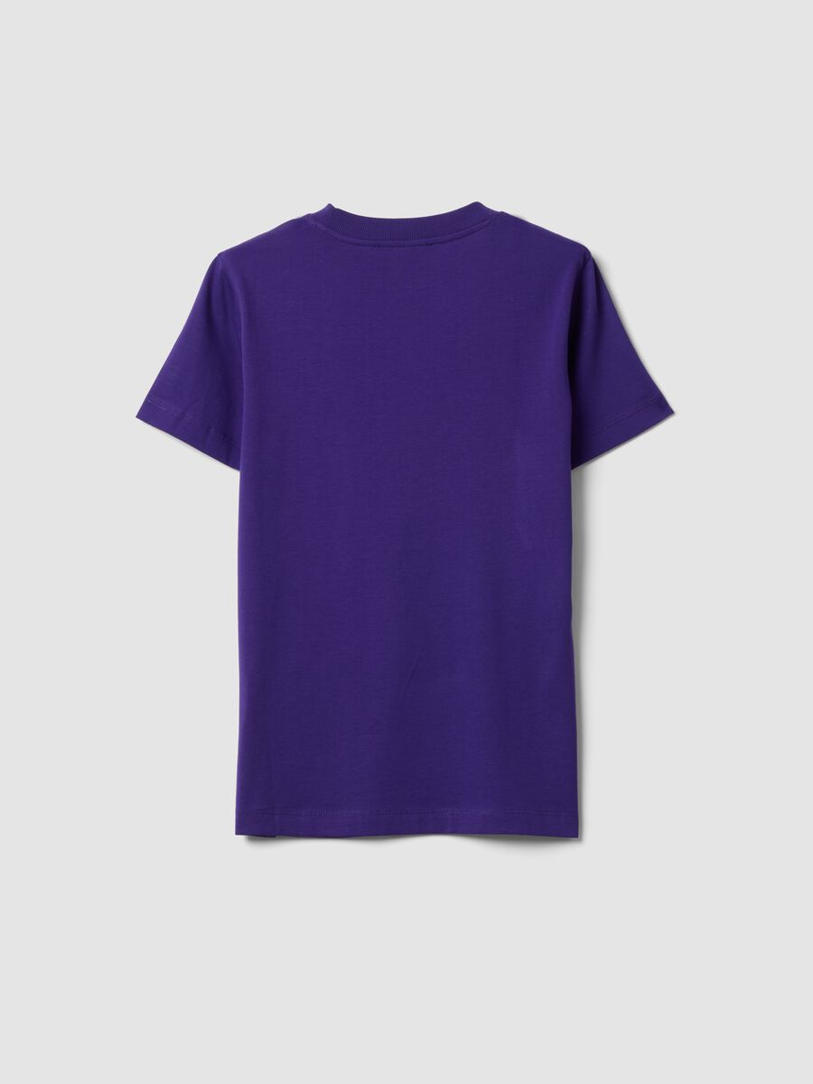 T-shirt girocollo viola in puro cotone Supima regular fit_6