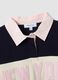 Blue striped cotton-blend sweatshirt with collar, relaxed fit_1