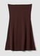 Brown Stretch Viscose Mini Dress_4