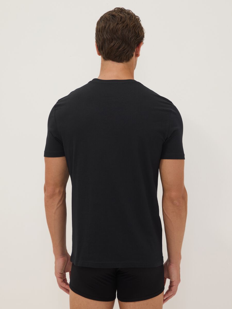 3-pack of black organic cotton short-sleeve T-shirts_3