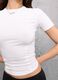 Fitted White Logo T-shirt_2